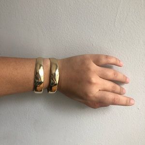 Thick Gold Bracelet Band